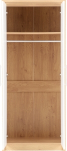 Image: 7193 - Seville 2 Door Wardrobe - White